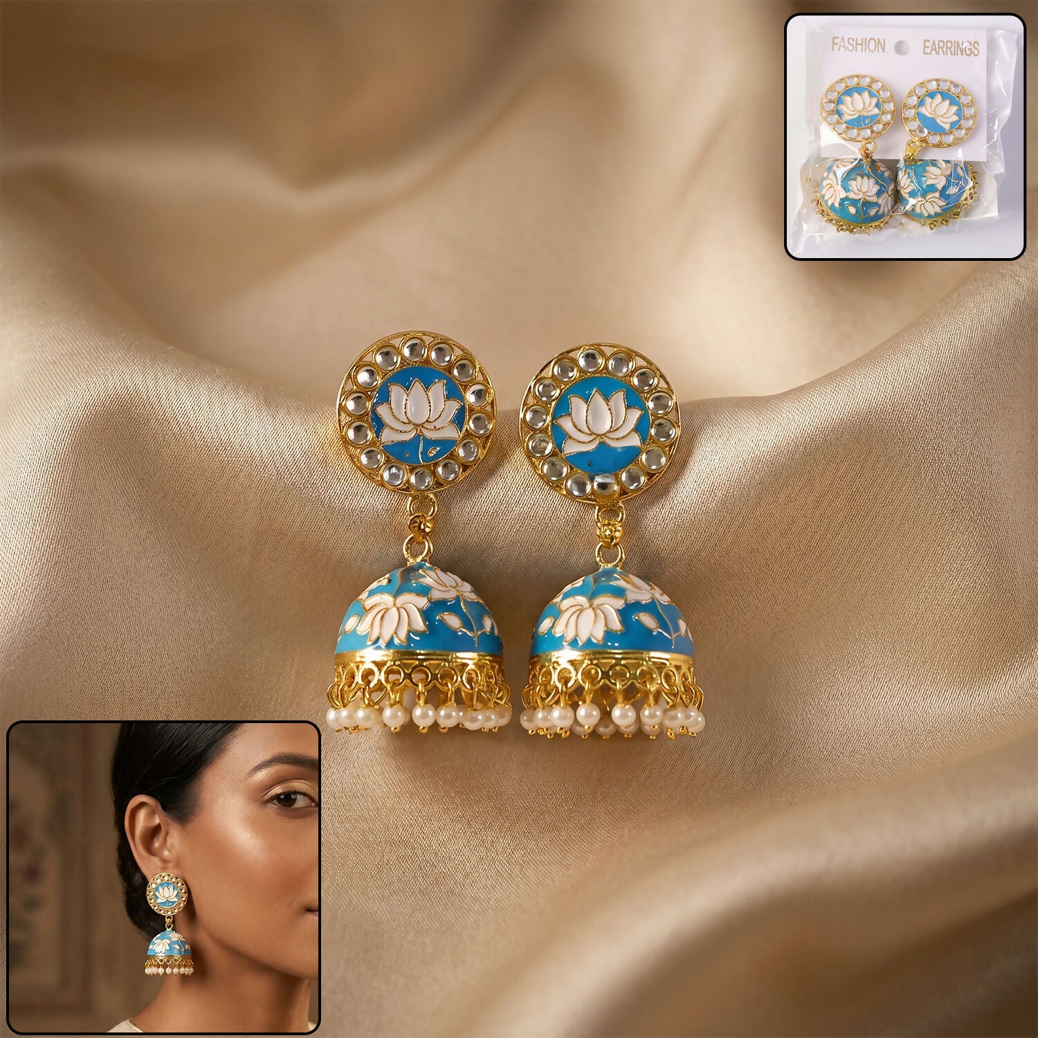 Jumka Earrings 18-01