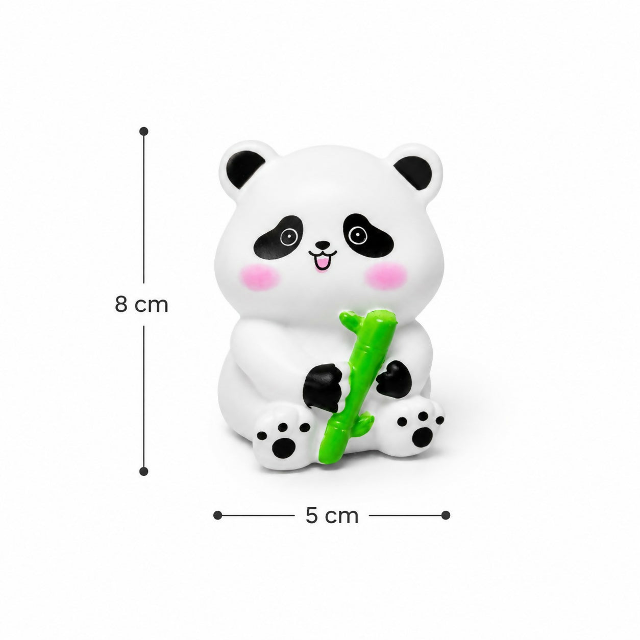 Cute panda night lamp placed on kids bedroom desk