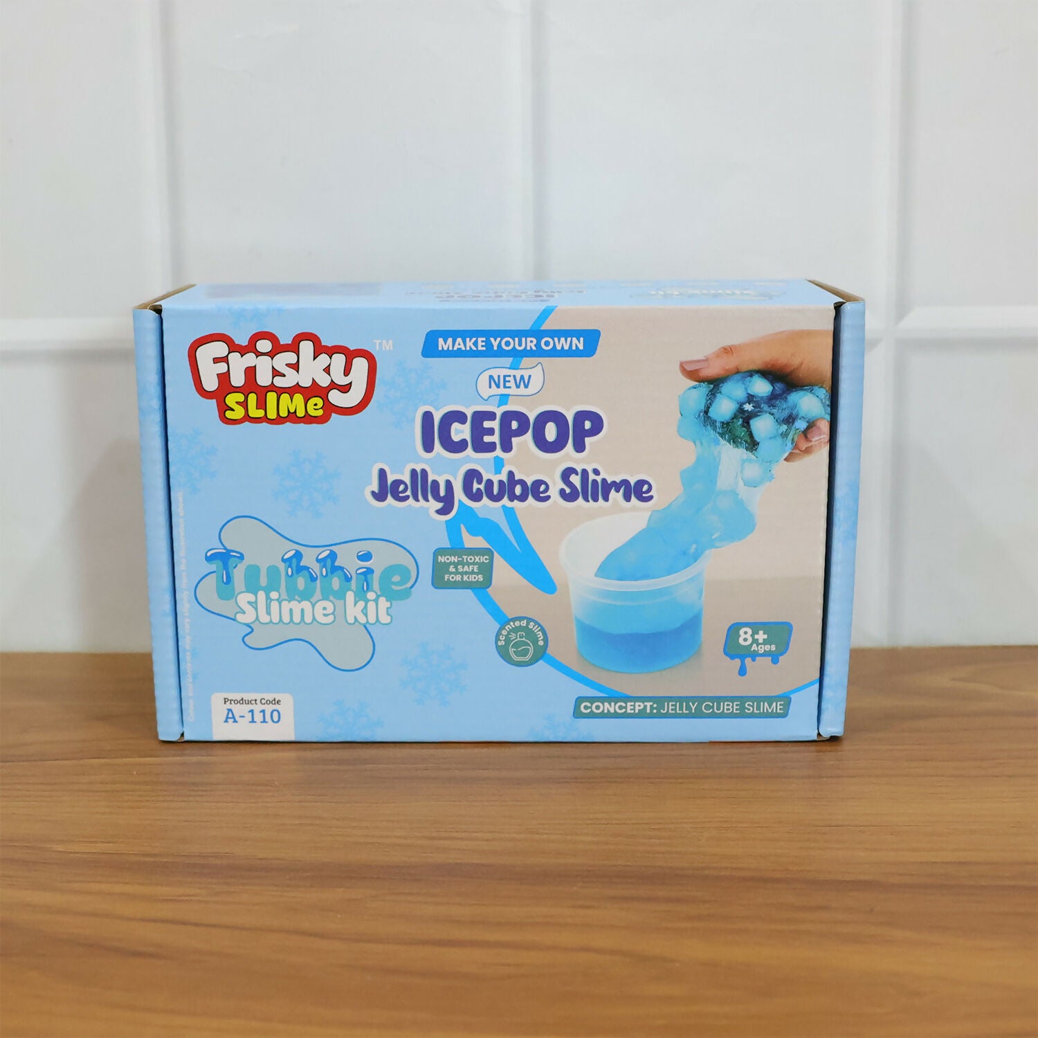 Icepop Jelly Cube Slime Making Kit for Kids – DIY Tubbie Slime Kit with Activator