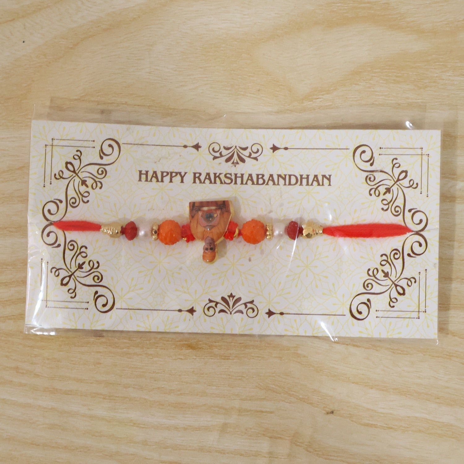 Festive Rakhi with traditional styling and comfortable thread