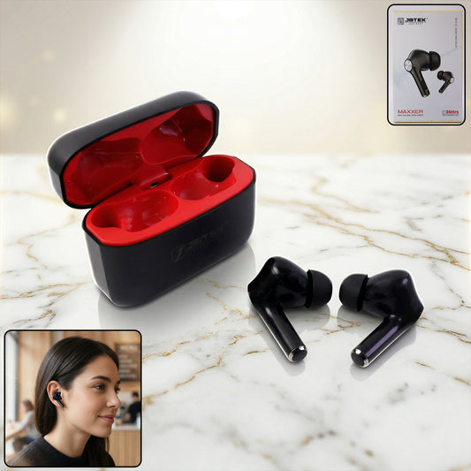 Wireless Bluetooth Earbuds with Charging Case Touch Control Deep Bass Earphones