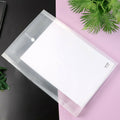 A4 Transparent Document Folder – Durable Clear File Protector