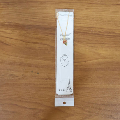 Traditional Leaf Design Pendant Necklace with Chain for Women