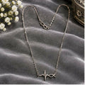 Heartbeat & Fish Pendant Necklace for Women and Girls, Minimalist Fashion Jewellery