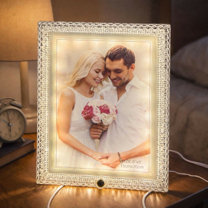 LED Decorative Photo Frame with Light Tabletop Display Frame