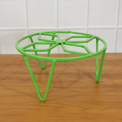 Round Strong Metal Plant Pot Stand for Indoor & Outdoor Garden Use