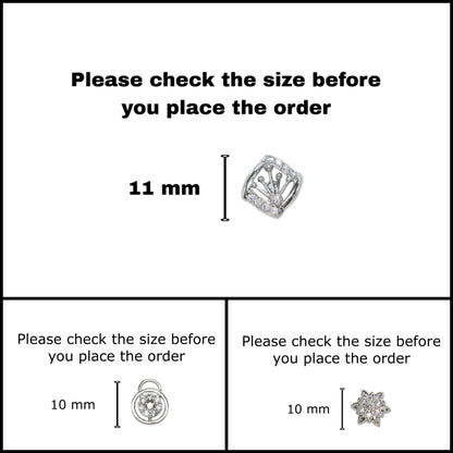 Trio of Silver Stud Earrings for women and girls Combo Pack of 3