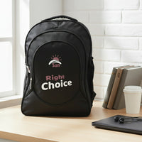 Right Choice Premium Backpack, designed for comfort, durability, and modern appeal. Whether you’re heading to school, work, or a weekend trip,