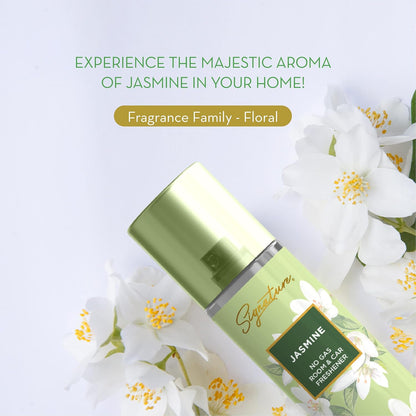 Long lasting jasmine fragrance spray