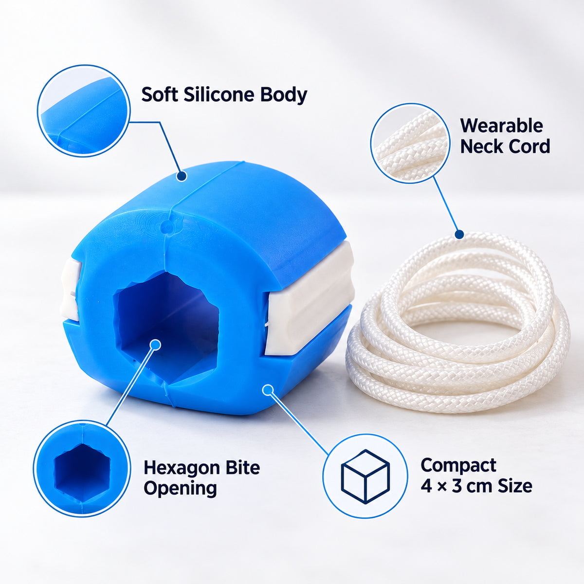 Jawline exerciser resistance detail
