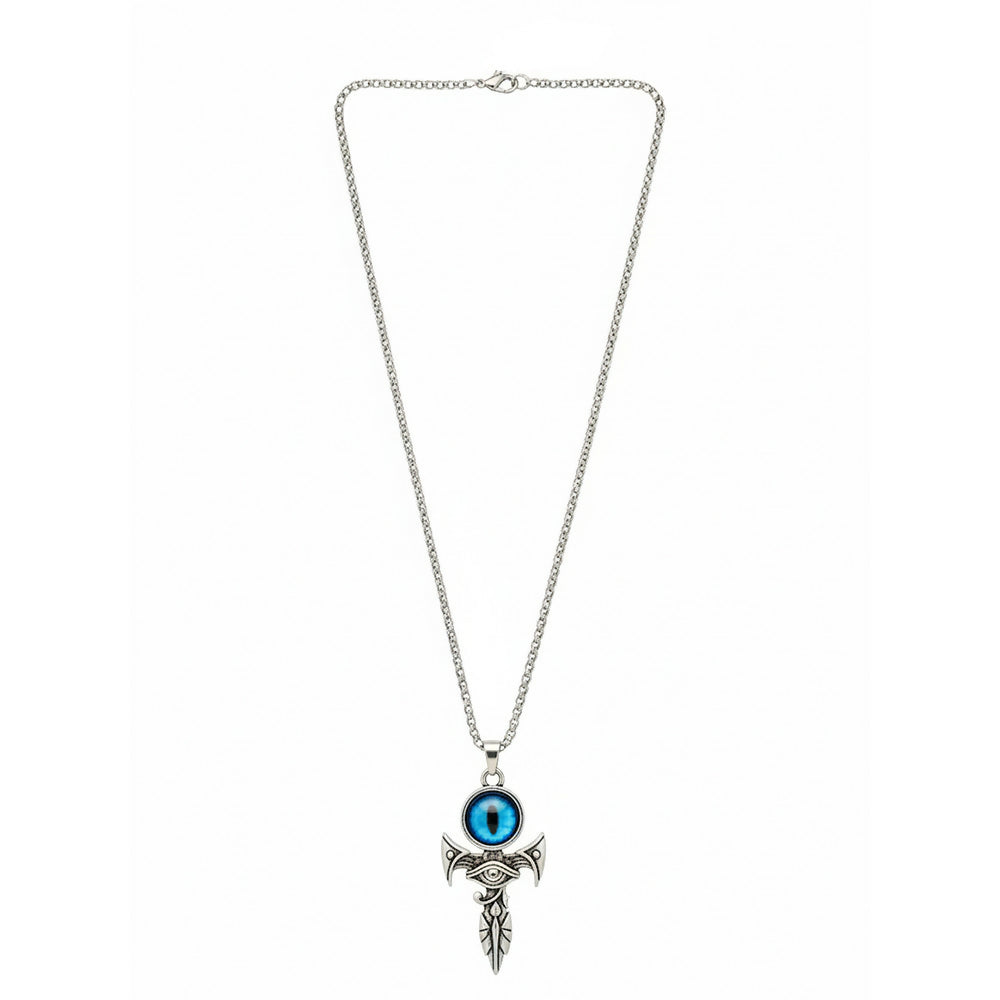 Close-up of dragon eye motif on pendant