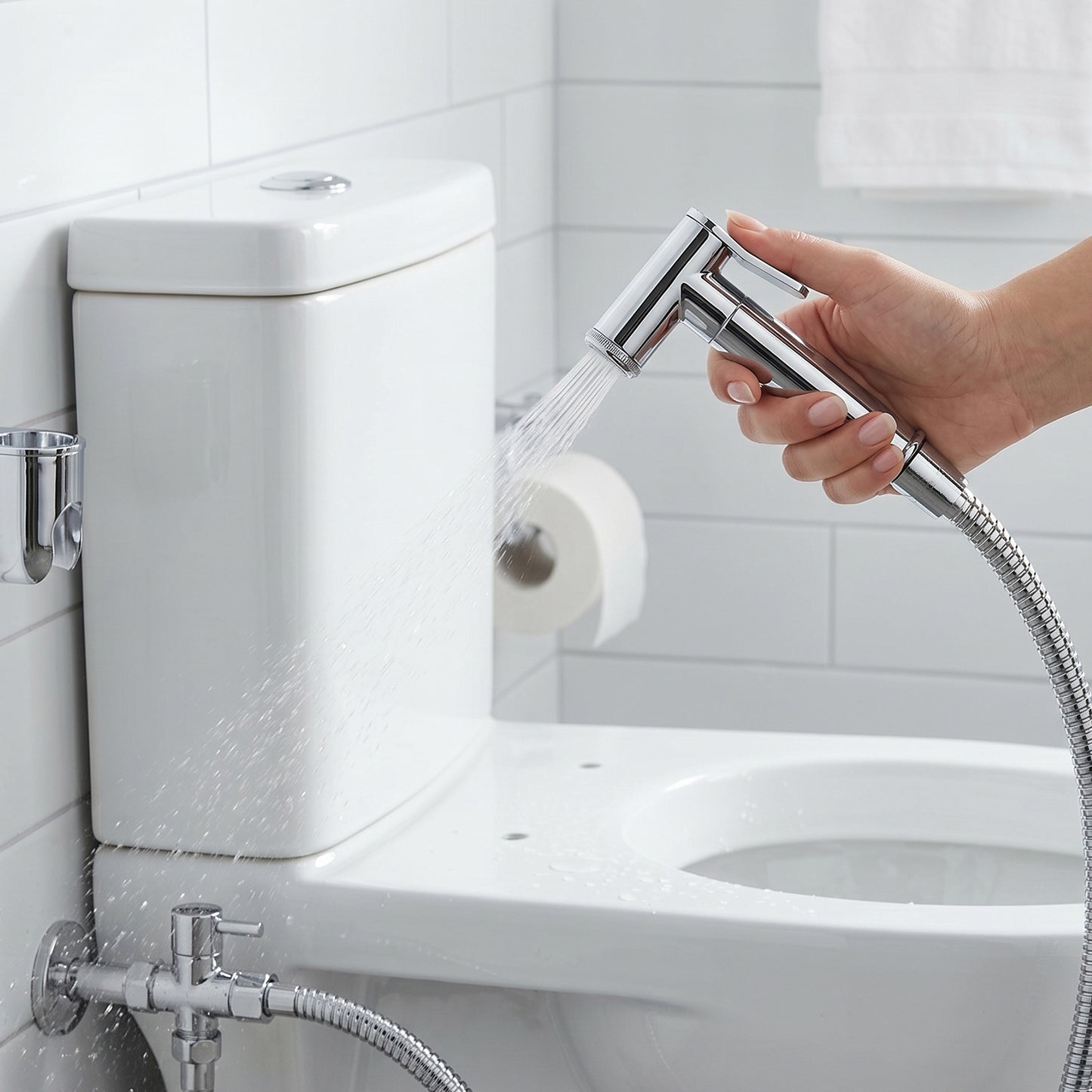 Brass Shattaf Health Faucet and Hose Set