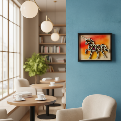 Handcrafted Multi-Layer Wooden Horse Wall Art – 3D Running Horse Design | Elegant Home Decor Frame | Premium Handmade Indian Artwork