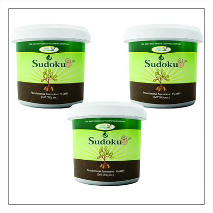 AgriVenture SUDOKU ( Pseudomonas Flurescens 1% WP) Promote Plant Growth And Health.Bactericide Organic Product BIO FUNGICIDES (2Kg)