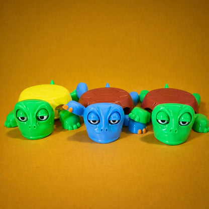 Press & Pop Turtle Toy for Kids Fun Interactive Stress Relief Toy