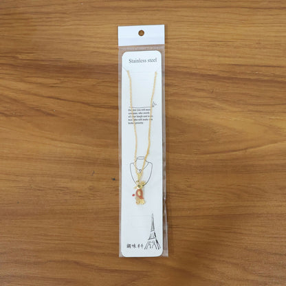 Traditional Bird Design Pendant Necklace with Chain for Women