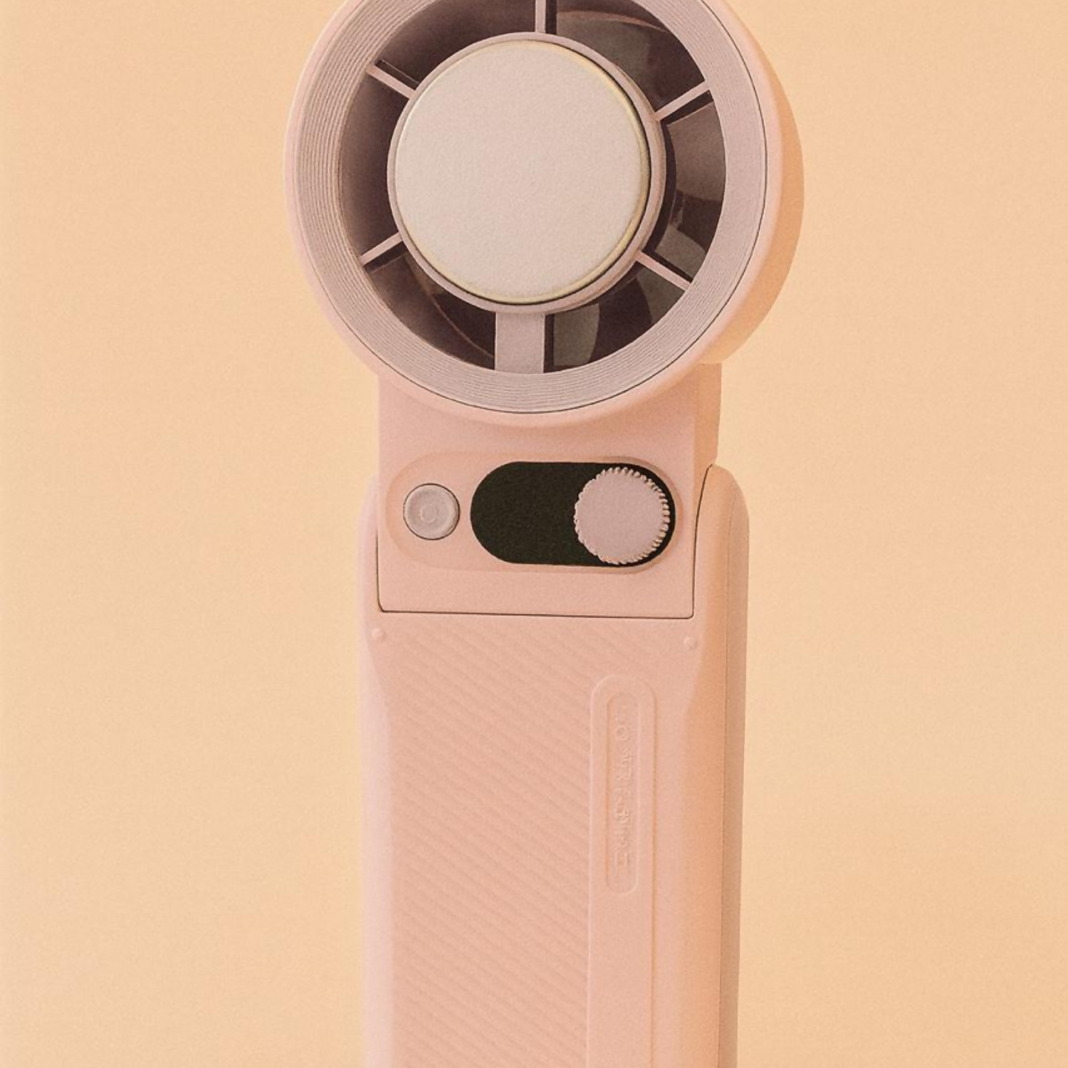 Rechargeable Handheld Electric Fan with Adjustable Speed | Portable Mini USB Fan for Travel, Office, and Home | Foldable Cooling Fan with Strong Airflow and Quiet Operation (Pastel Pink)