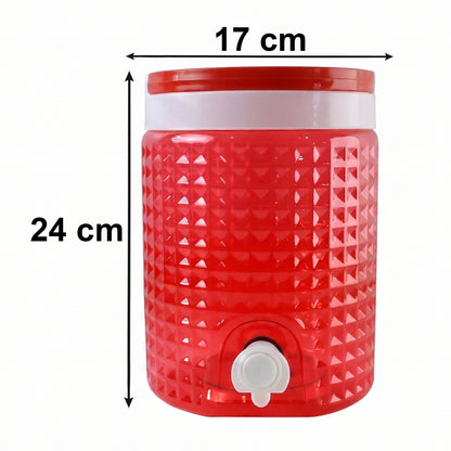 DIAMOND CUT DESIGN PLASTIC WATER JUG TO CARRYING WATER AND OTHER BEVERAGES (4500ML)
