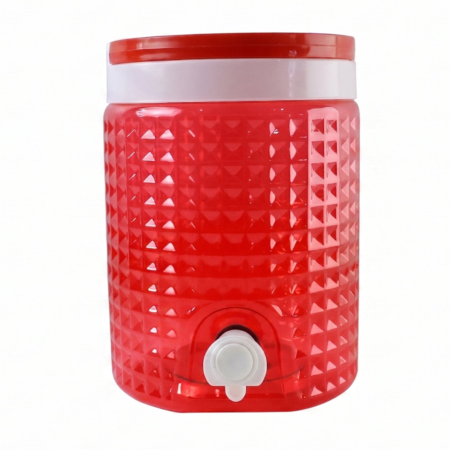 DIAMOND CUT DESIGN PLASTIC WATER JUG TO CARRYING WATER AND OTHER BEVERAGES (4500ML)