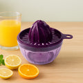 Manual Citrus Juicer 650ml – Seed Filter & Durable Plastic