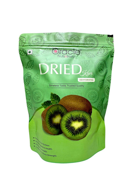 Oracle Dried Kiwi Dehydrated Fruit Snack 250gm Pack Made from Natural Kiwi Slices
