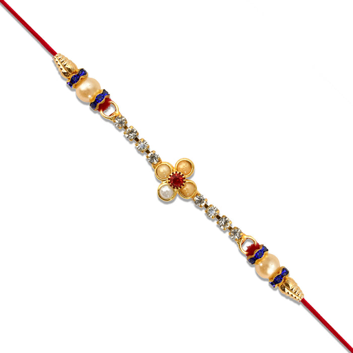 Flower Colorful Beads Rakhi | Rakhi For Rakshabandhan |