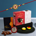 Designer Floral Rakhi Combo – Complete Raksha Bandhan Gift Set – Raksha Bandhan Gift