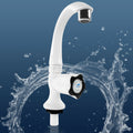 Plastic Pillar Cock Tap – Durable Curved Neck with Chrome Spout