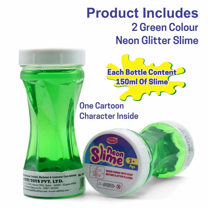 Aditi Stress-Relief Non-Toxic Squishy Multicolor Slime Toy for Kids, Above 5+ 150 ml
