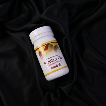 Kabbzi Go Laxative Churna – Ayurvedic Herbal Powder for Constipation Relief (10 Gm)