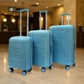 Polycarbonate Hard Trolley Luggage Set – Lightweight & Durable 3-Pc