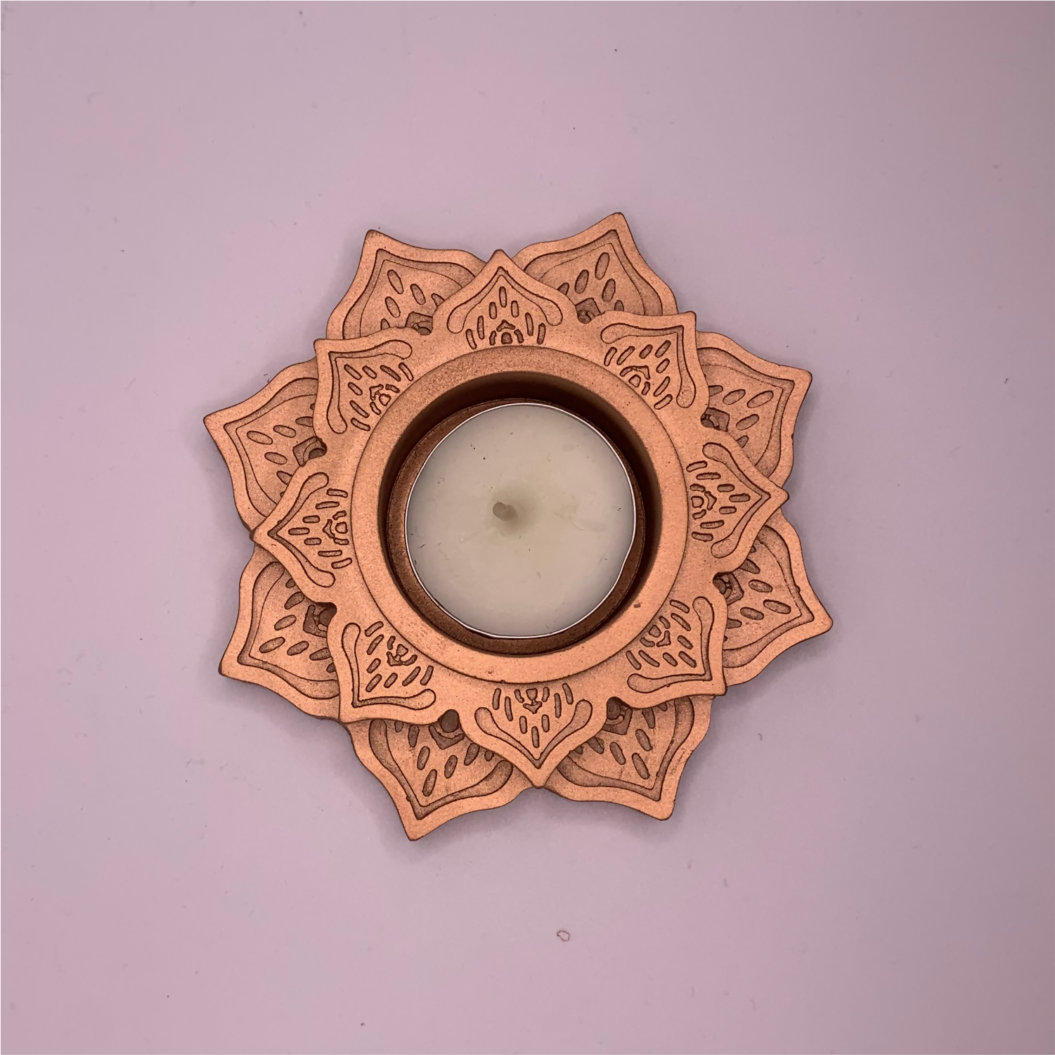 Lotus Diya gold tealight candle Elegant Home Decor Handmade