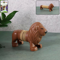 Pop Tube Lion Toy – Stretch, Twist & Shape-Changing Telescopic Animal Toy for Kids