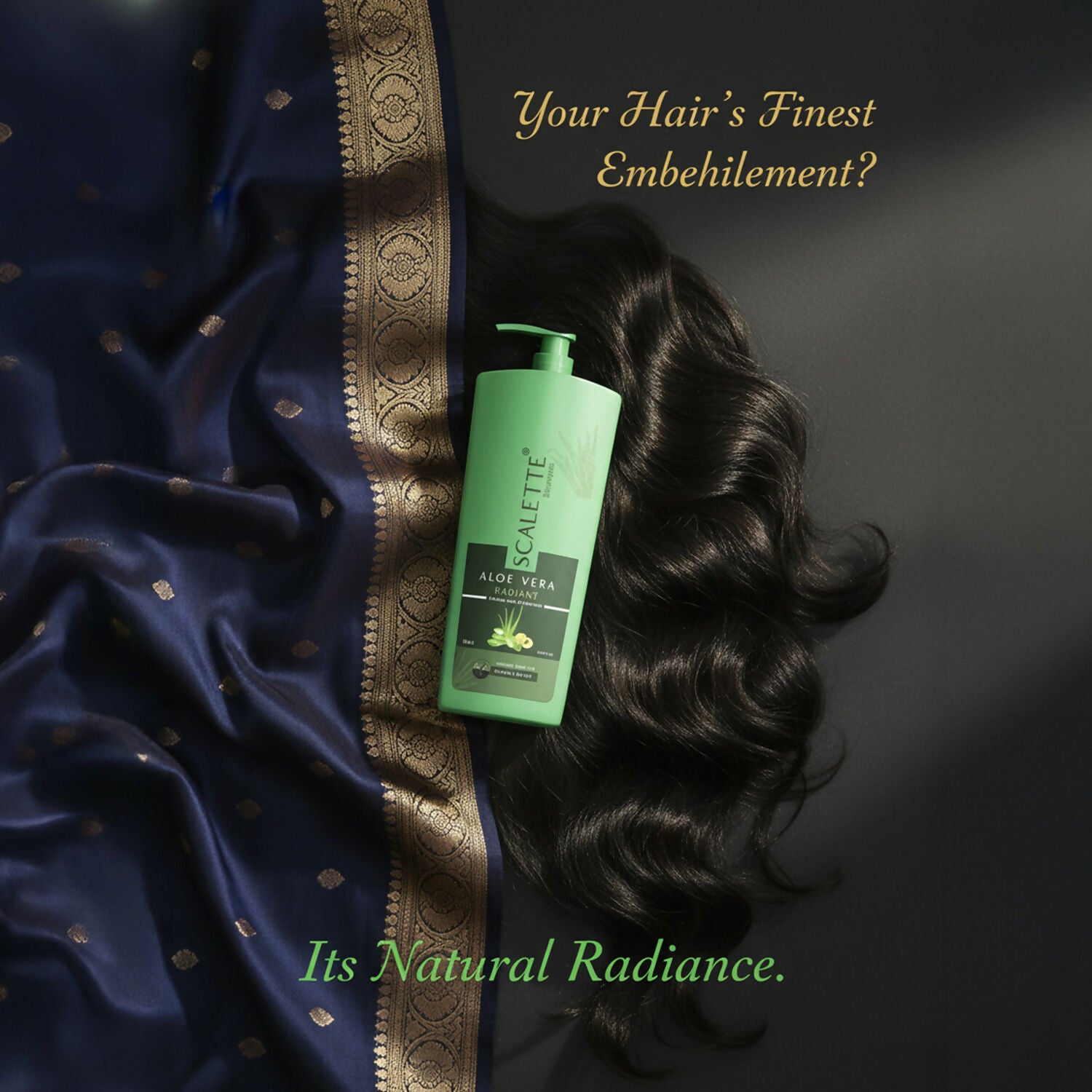 Scalette Aloe Vera Radiant Shampoo & Conditioner for Smooth, Shiny & Nourished Hair Care