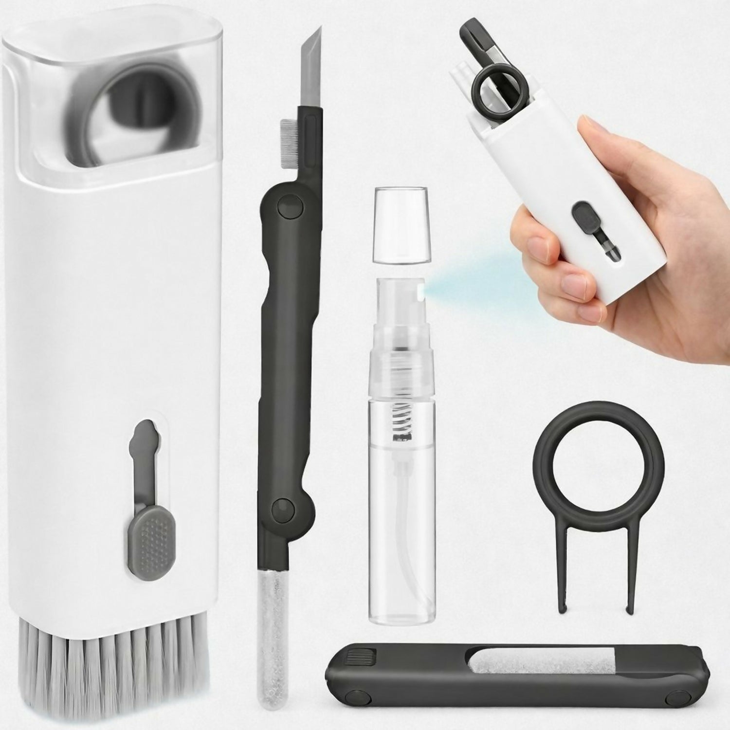 7 in 1 Keyboard Cleaning Kit for Laptop, Earbuds, Phone & Electronics