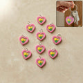 Cute Heart & Flower Bag Charm Set – Versatile & Stylish
