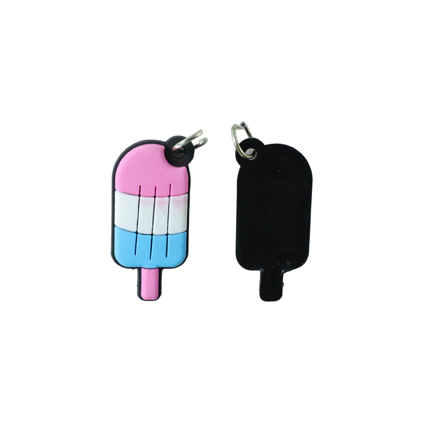 Multiple ice cream keychains as bag charms