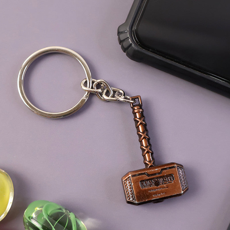 Mini Hammer Style Metal Keychain – Stylish Collectible Keyring