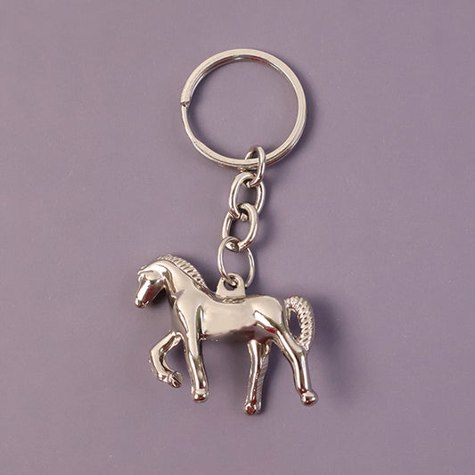 Elegant Horse Shape Stylish Keychain – Premium Shine Animal Design Key Ring