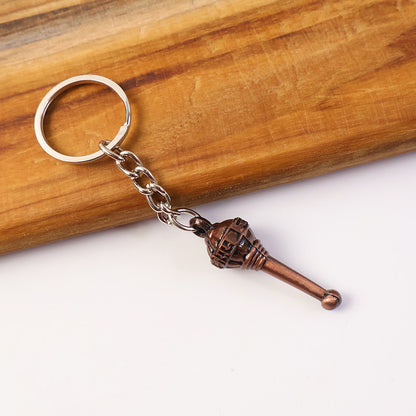 Jay Shree Ram Gada Antique Brown (Metal Keychain)