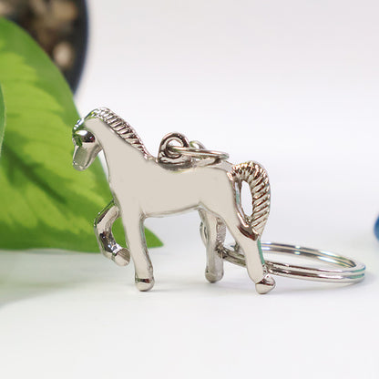 Elegant Horse Shape Stylish Keychain – Premium Shine Animal Design Key Ring