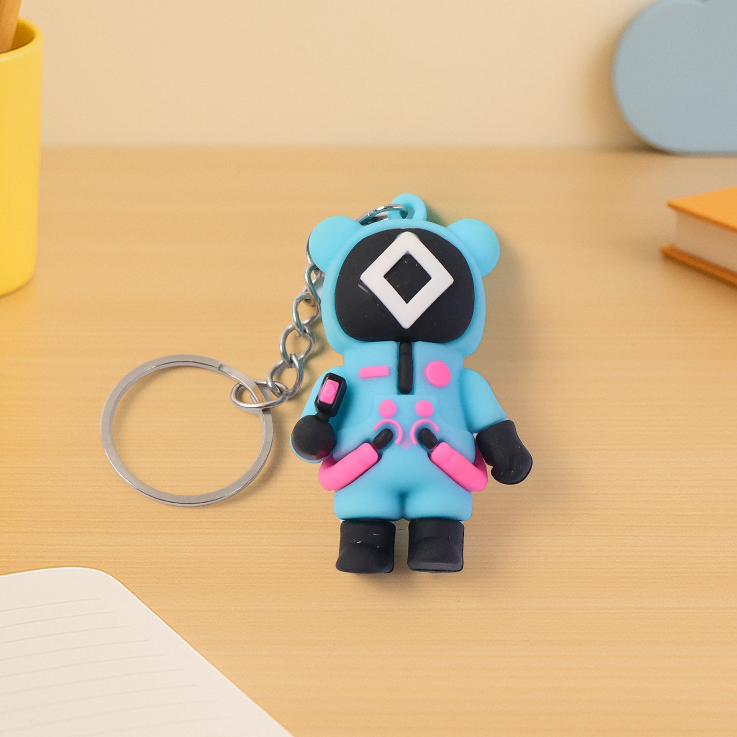 Cute Character-Themed Soft Silicone Keychain (Mix Desgin / 1 Pc)