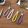 Braided Loop Keychain Set – 4-Piece Stylish Key Organizer for Daily Use