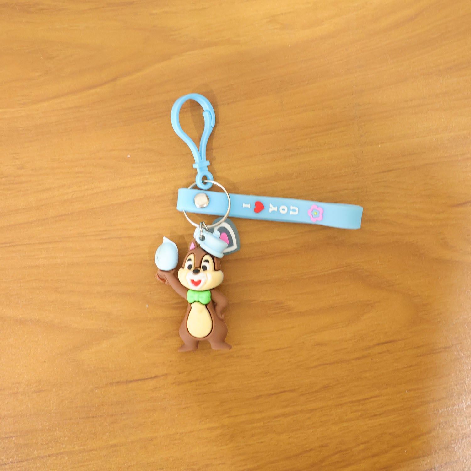 Cute Cartoon Squirrel Character Keychain (1 Pc)