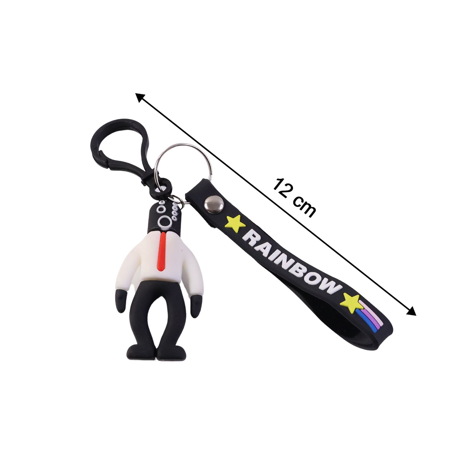 Stylish Cartoon Man Figure Keychain (1 Pc)