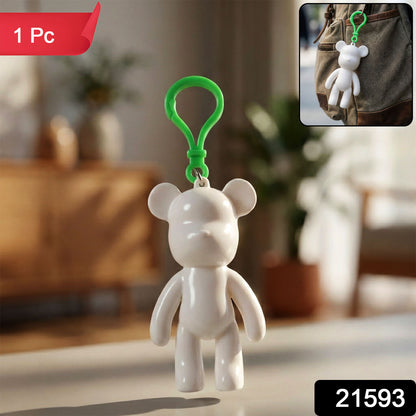 Cute Bear Shape Decorative Keychain (1 Pc)