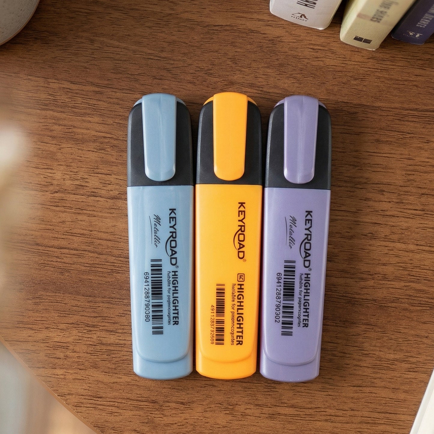 Premium Highlighter Marker Pen Set (3 Pc)