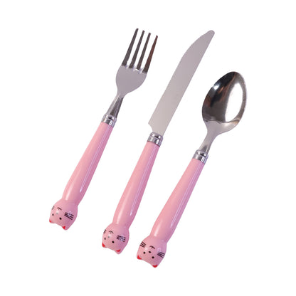 Portable cutlery set detail