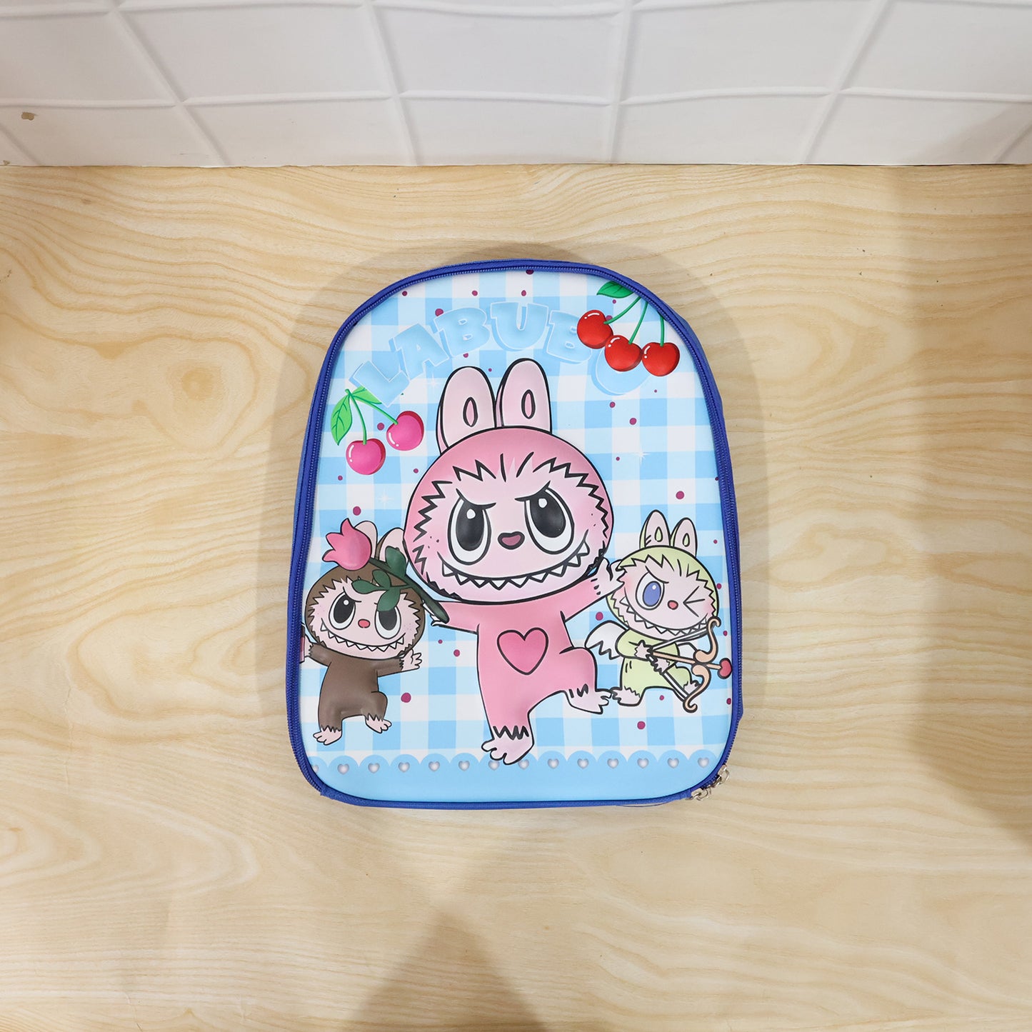 Kids Backpack In Use Outdoors