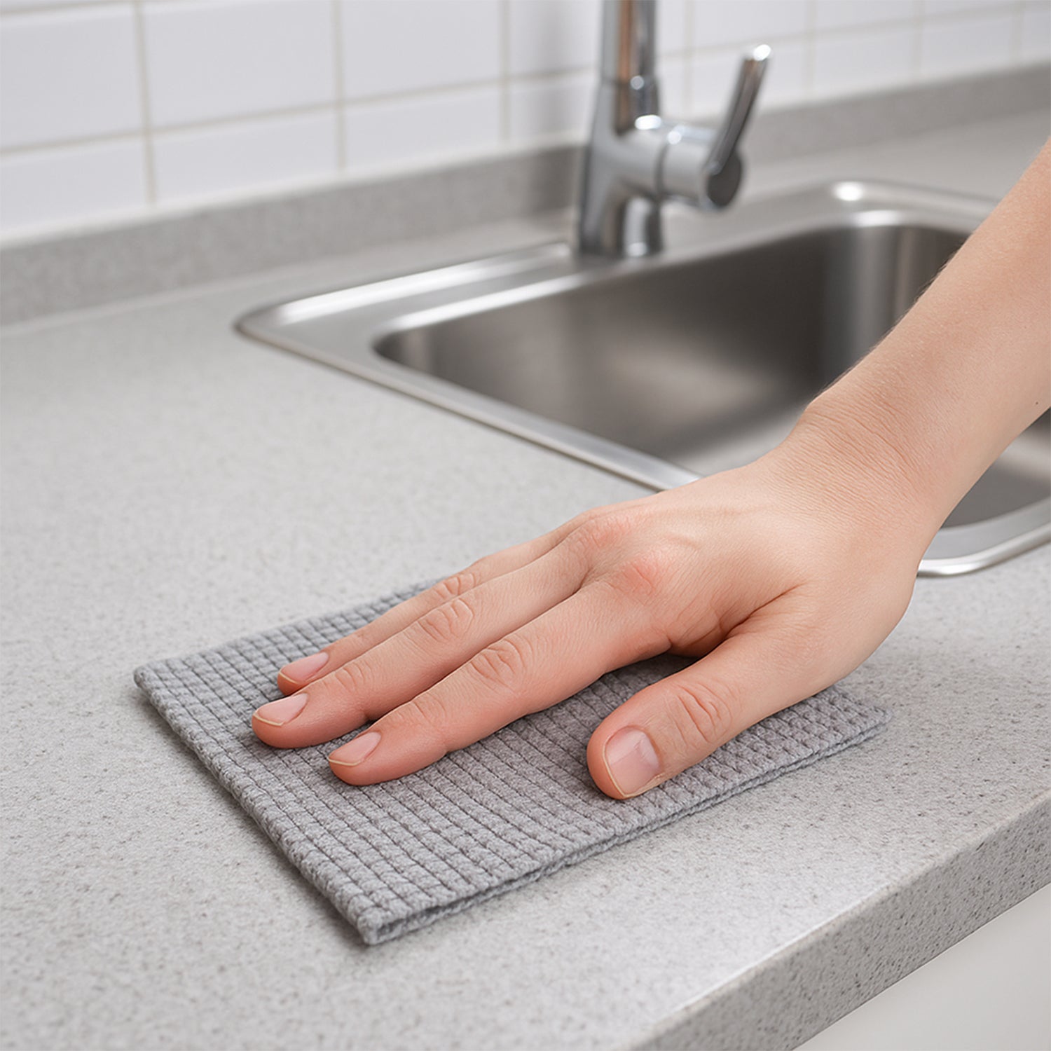 Disposable Kitchen Cleaning Cloth Roll – 25 Sheets (23x19 cm)